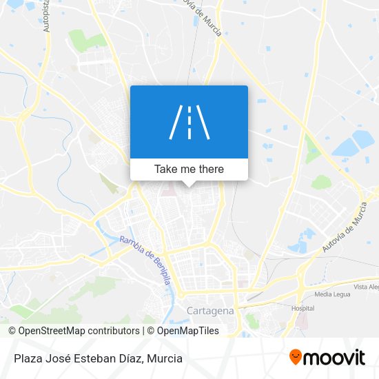 Plaza José Esteban Díaz map