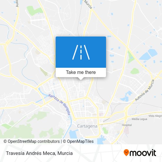 Travesía Andrés Meca map