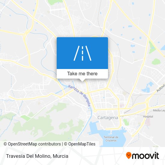 Travesía Del Molino map