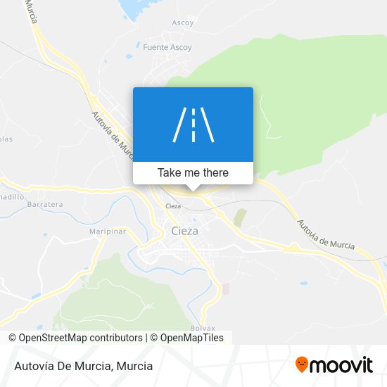 Autovía De Murcia map