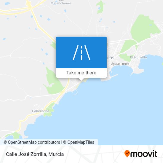 Calle José Zorrilla map