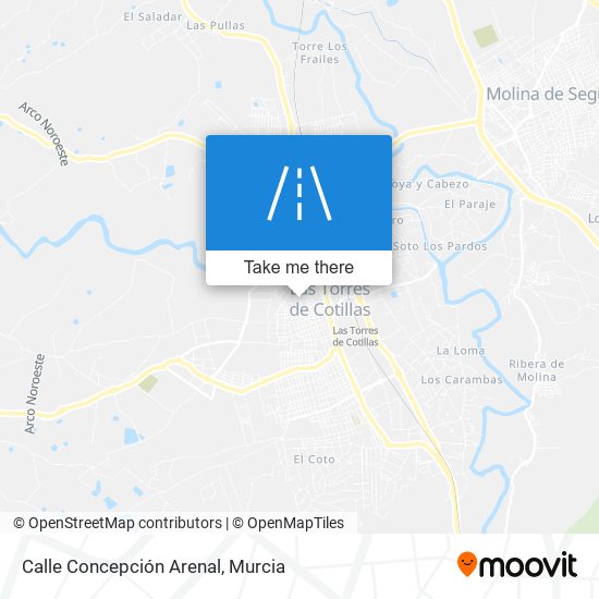 mapa Calle Concepción Arenal