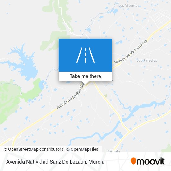 mapa Avenida Natividad Sanz De Lezaun