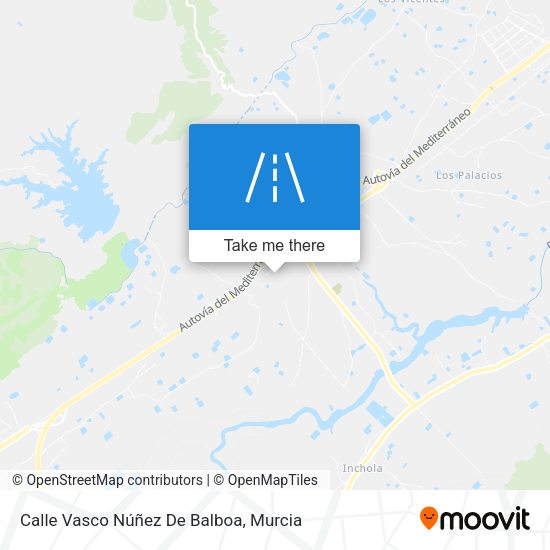 Calle Vasco Núñez De Balboa map
