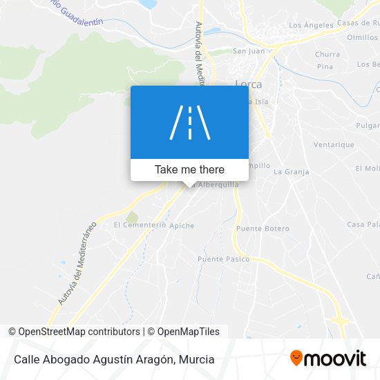 Calle Abogado Agustín Aragón map