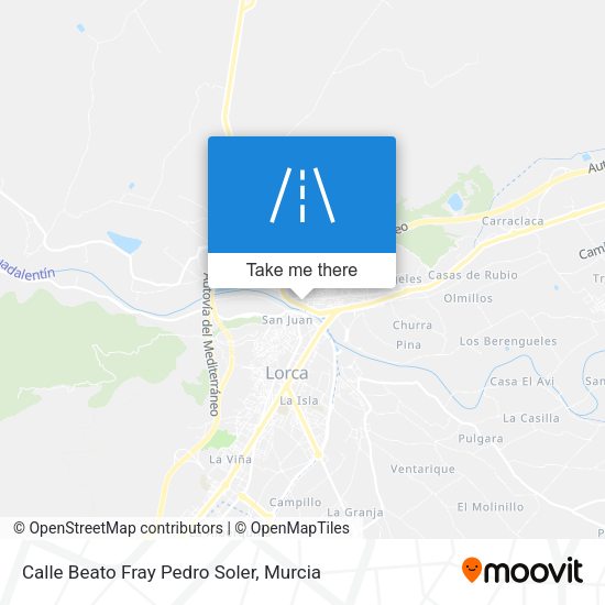 Calle Beato Fray Pedro Soler map