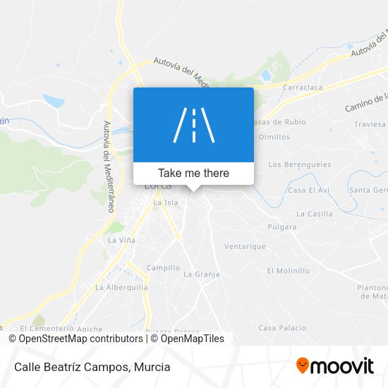 Calle Beatríz Campos map