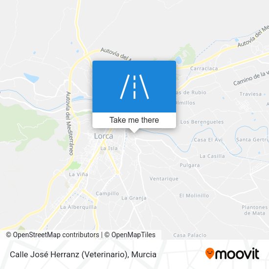 Calle José Herranz (Veterinario) map