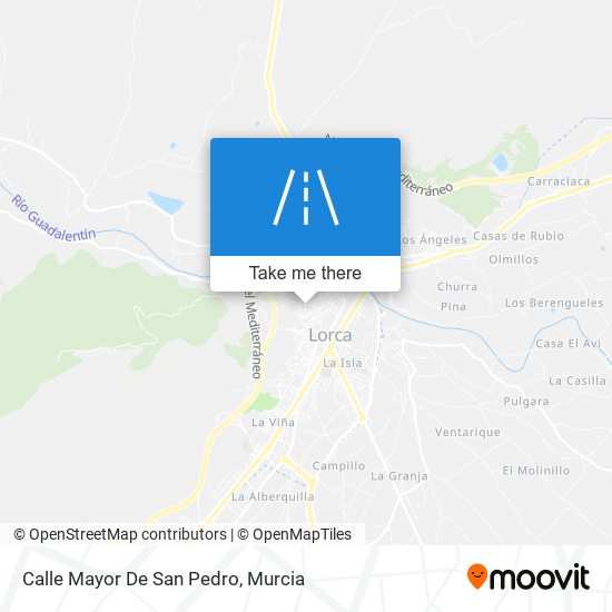 mapa Calle Mayor De San Pedro