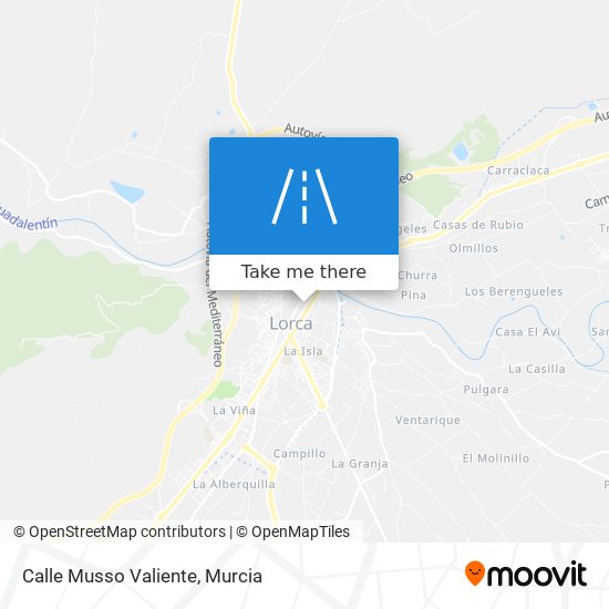 mapa Calle Musso Valiente