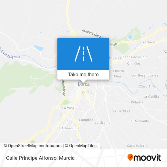 Calle Príncipe Alfonso map
