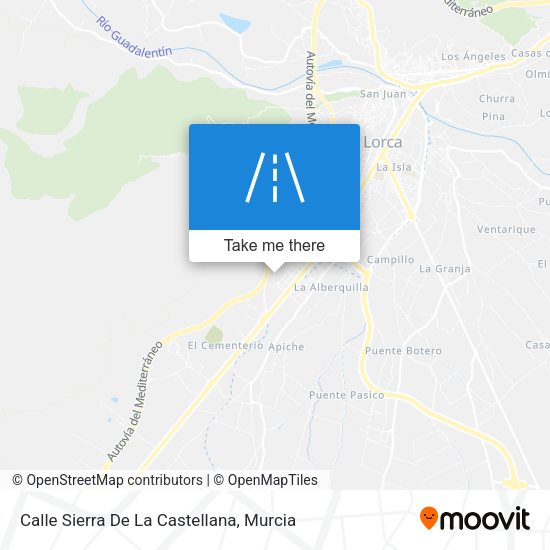 Calle Sierra De La Castellana map