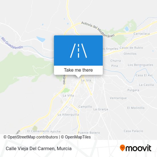 Calle Vieja Del Carmen map
