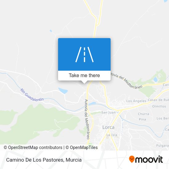 Camino De Los Pastores map