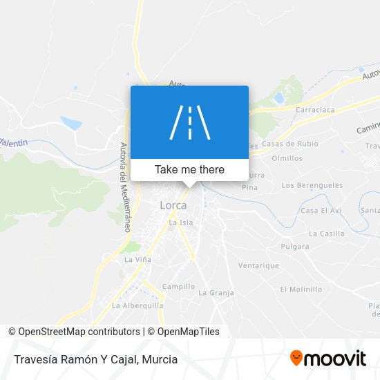 Travesía Ramón Y Cajal map