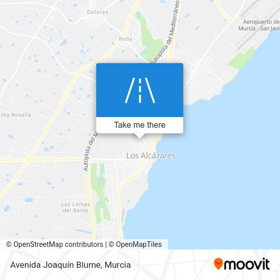 Avenida Joaquín Blume map