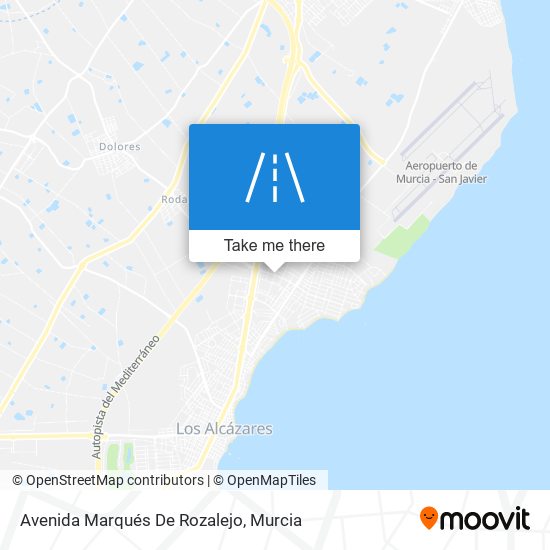 Avenida Marqués De Rozalejo map