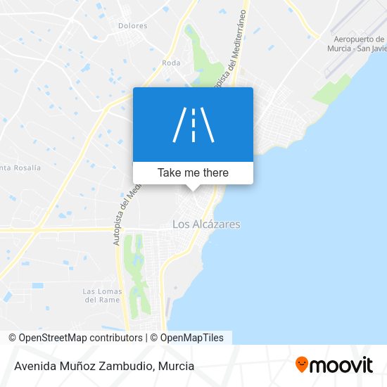 Avenida Muñoz Zambudio map