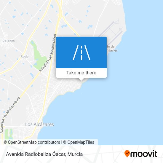 Avenida Radiobaliza Óscar map
