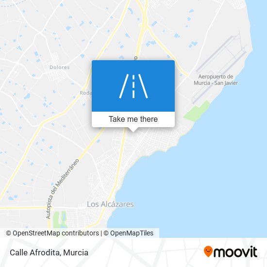 Calle Afrodita map