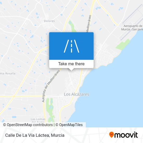 Calle De La Vía Láctea map