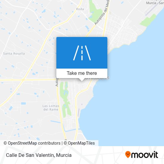 Calle De San Valentín map