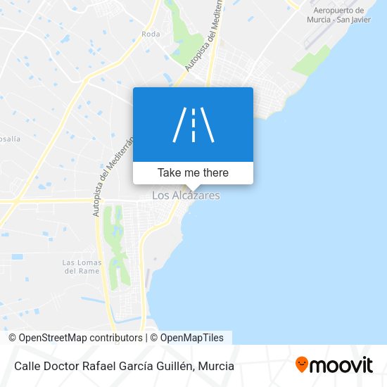 Calle Doctor Rafael García Guillén map