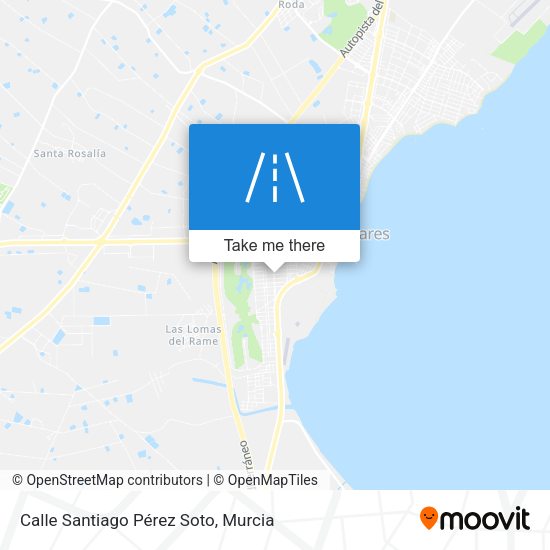 Calle Santiago Pérez Soto map