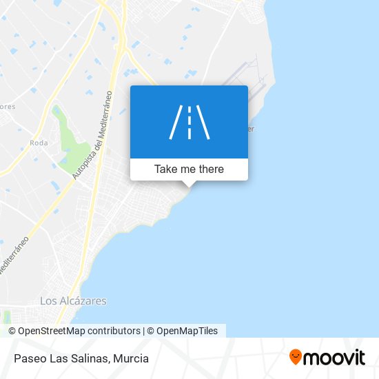 Paseo Las Salinas map