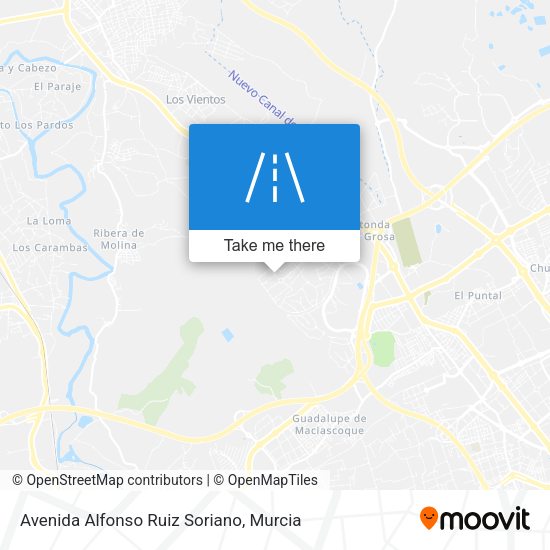 Avenida Alfonso Ruiz Soriano map