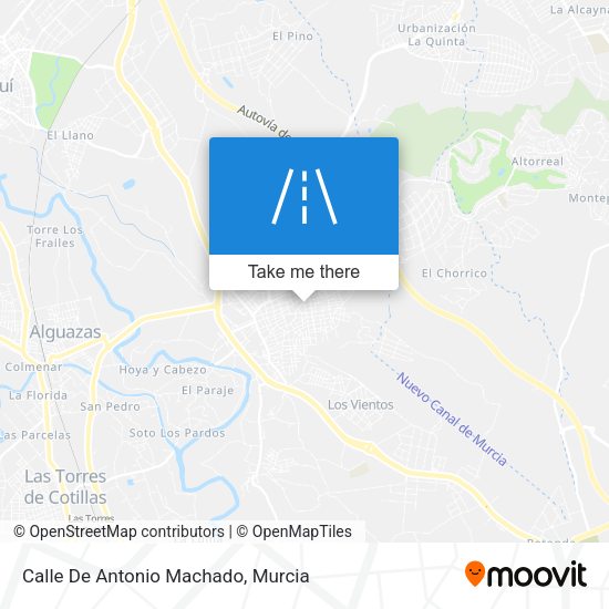 Calle De Antonio Machado map