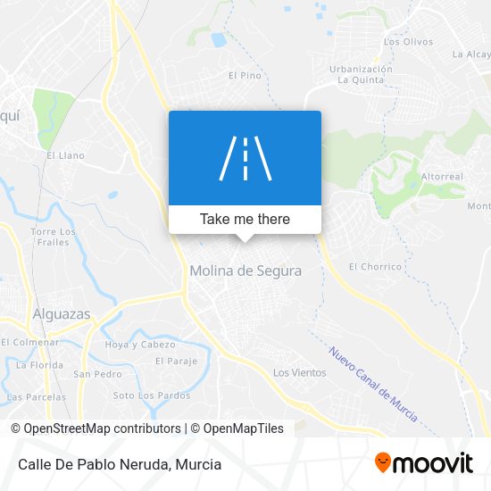 Calle De Pablo Neruda map