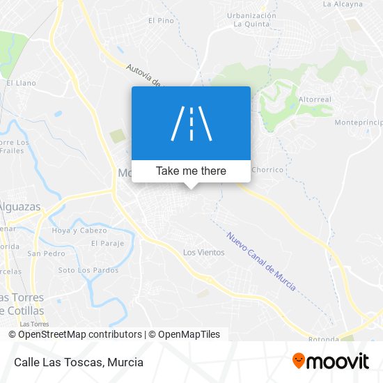 Calle Las Toscas map