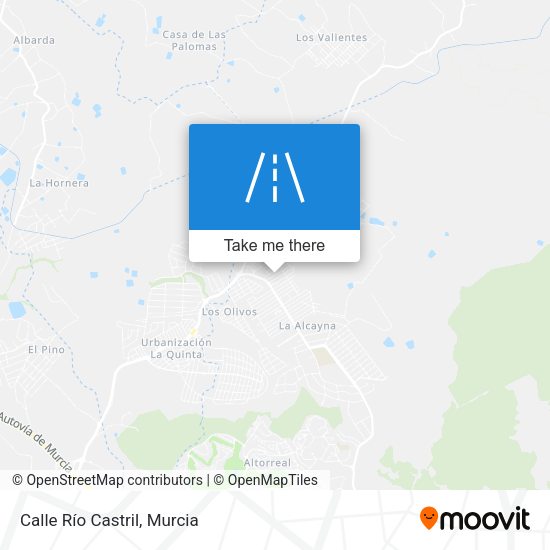 Calle Río Castril map