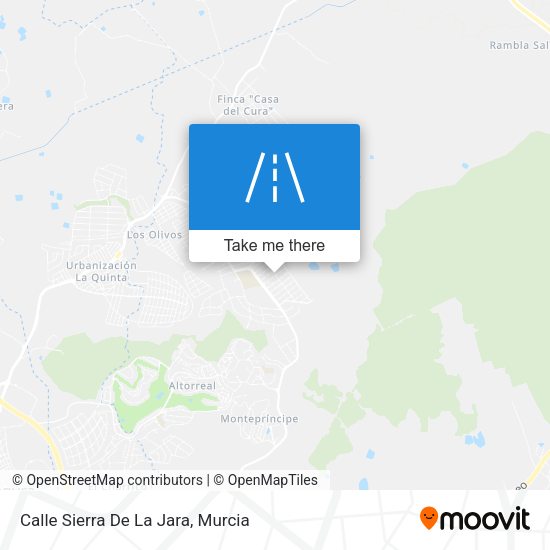 Calle Sierra De La Jara map