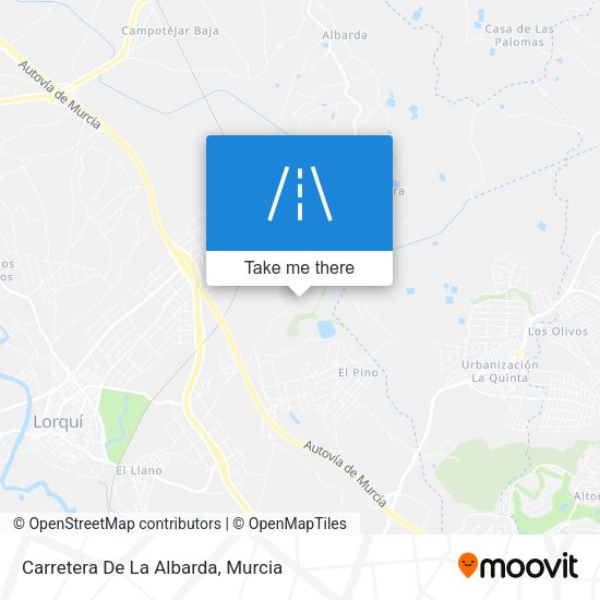 Carretera De La Albarda map
