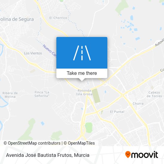 Avenida José Bautista Frutos map