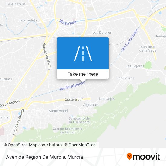 mapa Avenida Región De Murcia