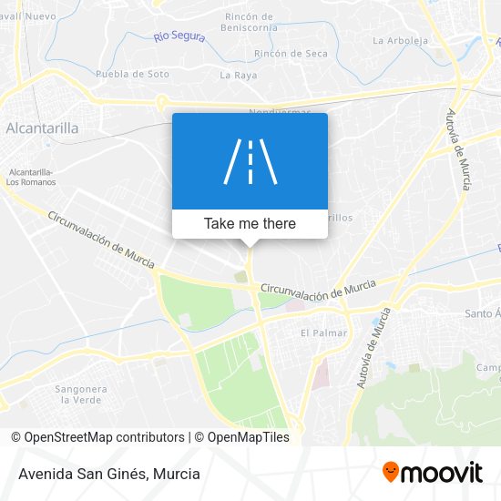 Avenida San Ginés map