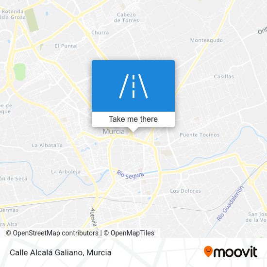 Calle Alcalá Galiano map