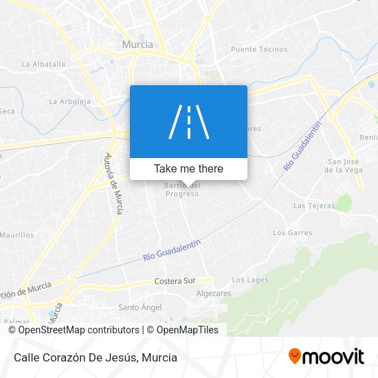 Calle Corazón De Jesús map