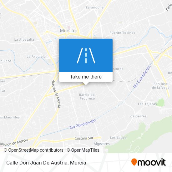 Calle Don Juan De Austria map