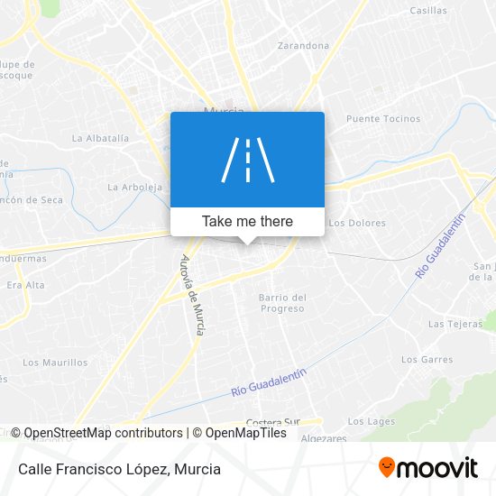 Calle Francisco López map