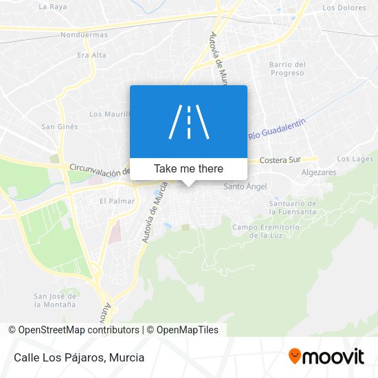 Calle Los Pájaros map