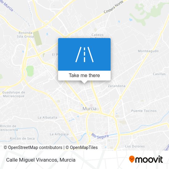 Calle Miguel Vivancos map