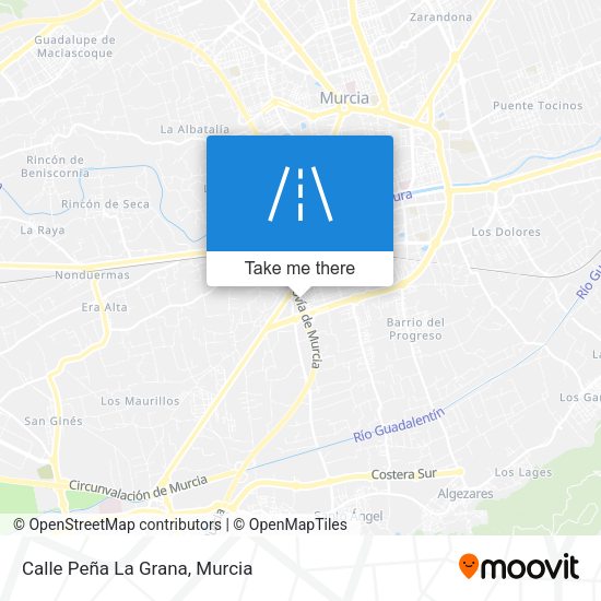 Calle Peña La Grana map