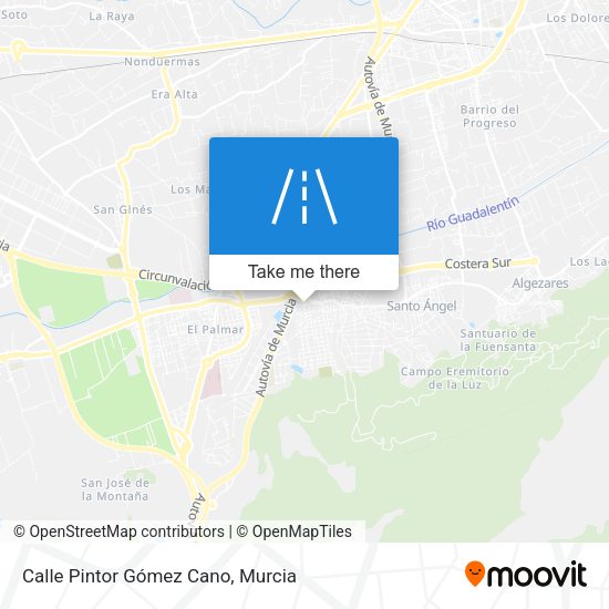 Calle Pintor Gómez Cano map