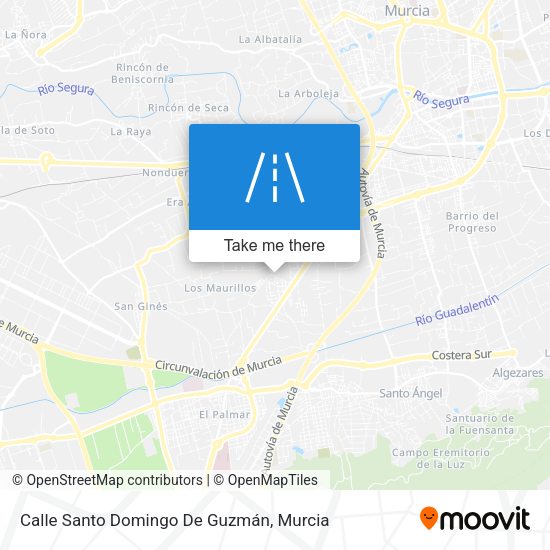 Calle Santo Domingo De Guzmán map