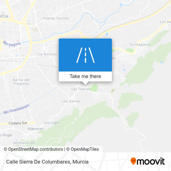 Calle Sierra De Columbares map