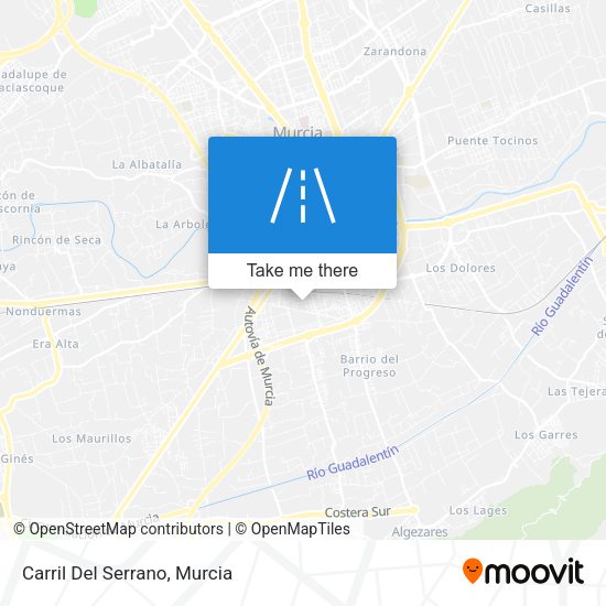 Carril Del Serrano map